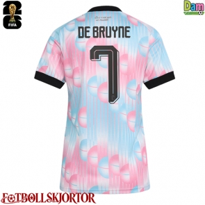 Belgien Kevin De Bruyne #7 Bortatröja Dam VM 2026 Kortärmad